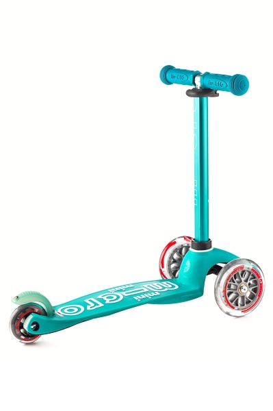 hulajnoga Mini Micro Deluxe Aqua widok z tyłu