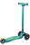 hulajnoga Maxi Micro Deluxe Petrol Green widok od tyłu z opuszczoną kierownicą