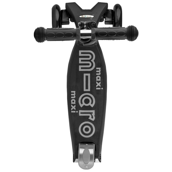 hulajnoga Maxi Micro Deluxe Black Grey widok od góry