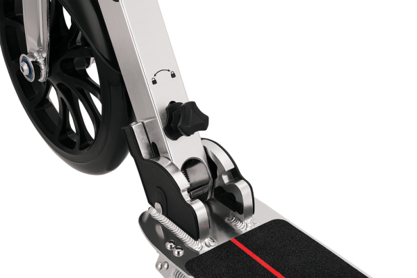 hulajnoga z dużymi kołami 25cm Razor A6 Silver system składania z wyciszeniem
