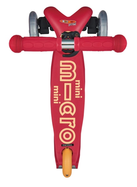 hulajnoga Mini Micro Deluxe Ruby Red widok od góry