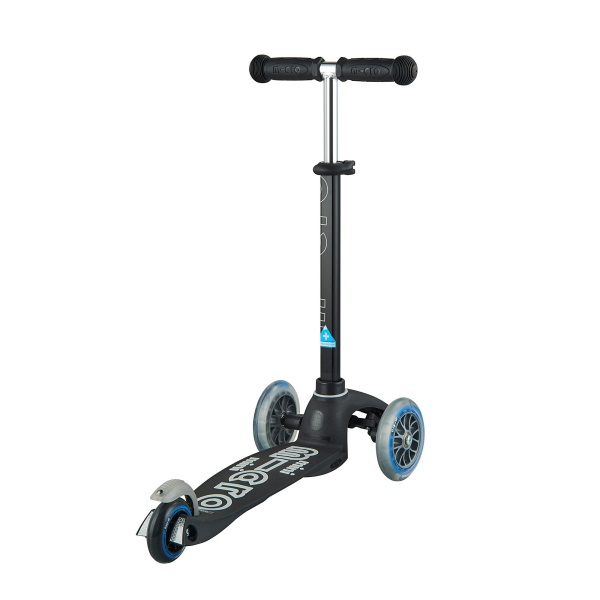hulajnoga Mini Micro Deluxe Czarna widok od tyłu