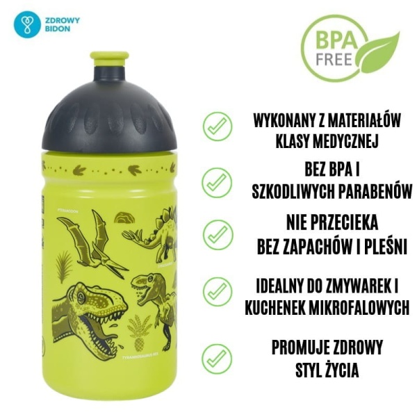 Zdrowy Bidon 0,5l Dinozaury.png