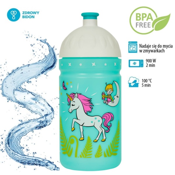 Zdrowy Bidon 0,5 l Jednorożec i Wróżki.png