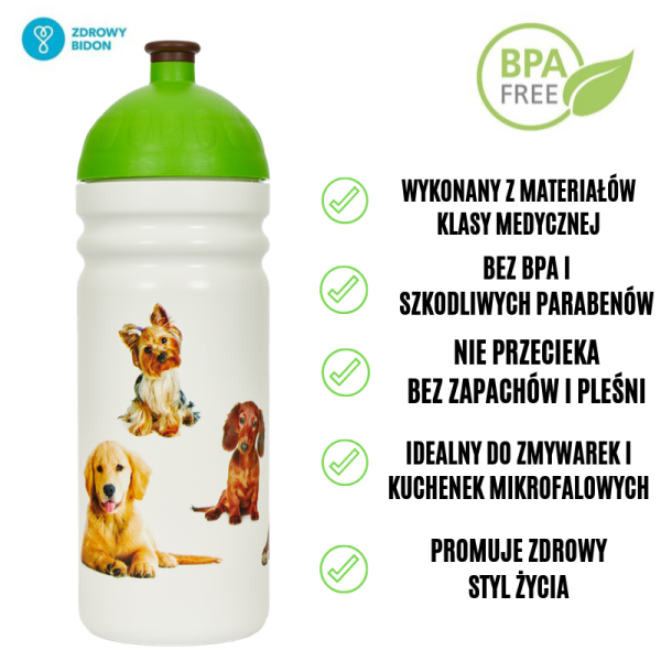 Zdrowy Bidon 0,7L - Psy infografika 2