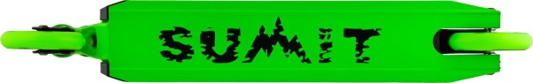 hulajnoga wyczynowa Longway Summit Green widok podestu od spodu