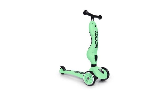 jeździk hulajnoga trójkołowa Scoot And Ride Highwaykick 1+ Kiwi widok hulajnogi