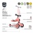 jeździk hulajnoga trójkołowa Scoot And Ride Highwaykick 1+ Peach specyfikacja