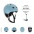 kask dla dzieci Scoot And Ride 3+ S-M Steel widok z różnych perspektyw