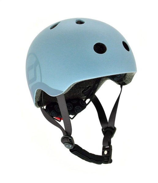 kask dla dzieci Scoot And Ride 3+ S-M Steel widok główny