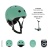 kask dla dzieci Scoot And Ride 3+ S-M Forest widok z różnych perspektyw
