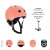 Kask dla dzieci SCOOTANDRIDE  S-M 3+ Peach widok z różnych stron