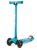 hulajnoga Maxi Micro Deluxe Aqua widok od przodu z opuszczoną kierownicą