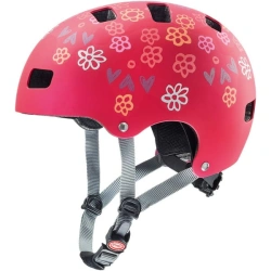UVEX kask rowerowy Kid 3 cc - dark red 55-58