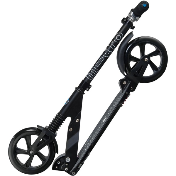 Hulajnoga Micro Suspension Black - widok od boku