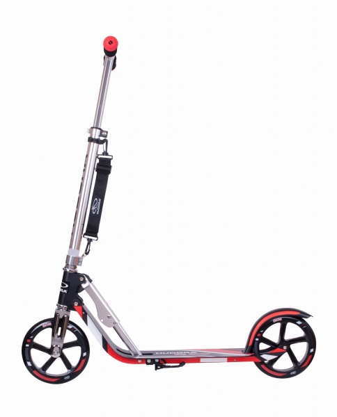 hulajnoga Hudora BigWheel 205 Czerwona widok od boku