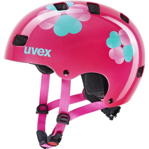 Przejdź do produktu UVEX kask rowerowy Kid 3  - pink flower 55-58