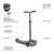 ScootAndRide Highwaykick 5 LED Hulajnoga trójkołowa balansowa ze świecącymi kółkami 5 Plus Steel specyfikacja