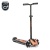 ScootAndRide Highwaykick 5 LED Hulajnoga trójkołowa balansowa ze świecącymi kółkami 5 Plus Peach widok główny z logo