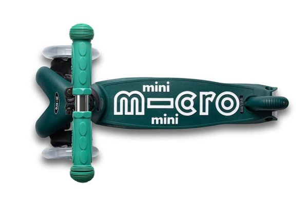 hulajnoga Mini Micro Deluxe Green Eco widok od góry