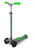 hulajnoga Maxi Micro Deluxe PRO Grey Green widok od przodu z podniesioną kierownicą