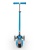 hulajnoga Maxi Micro Deluxe LED Carribean Blue widok od tyłu z podniesioną kierownicą