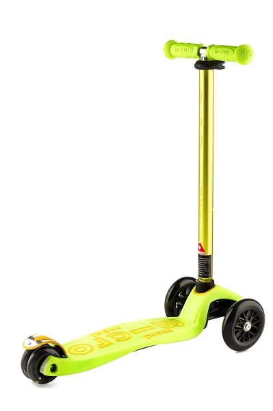 hulajnoga Maxi Micro Deluxe Yellow widok od tyłu