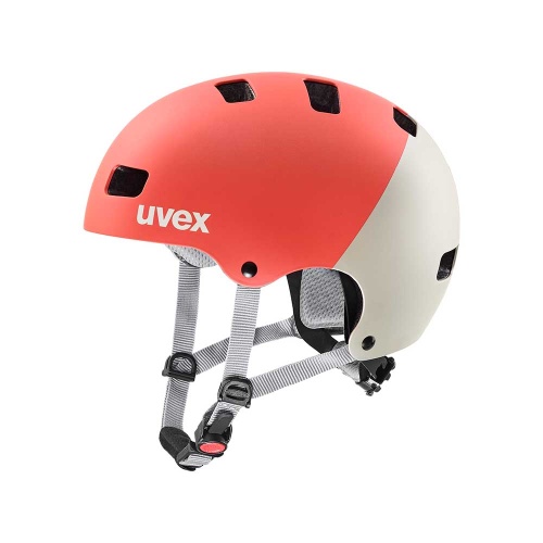 Przejdź do produktu UVEX kask rowerowy Kid 3 cc - grapefruit sand mat 51-55