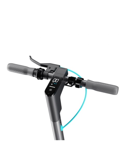 hulajnoga elektryczna Motus Scooty 10 szaro-srebrna - panel kierownicy