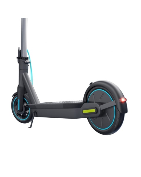 hulajnoga elektryczna Motus Scooty 10 szaro-srebrna - widok podestu od tyłu