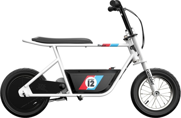 razor motocykl elektryczny rambler 12 retro widok z prawej strony