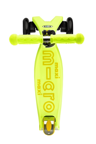 hulajnoga Maxi Micro Deluxe Yellow widok od góry