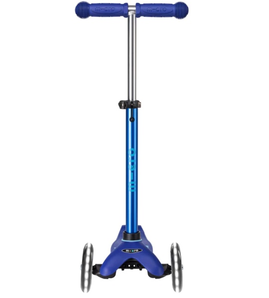 hulajnoga Mini Micro Deluxe LED Blue widok front