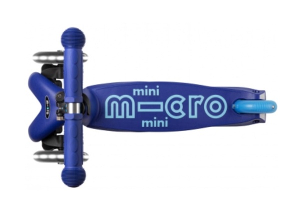 hulajnoga Mini Micro Deluxe LED Blue widok z góry