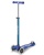 hulajnoga Maxi Micro Deluxe LED Blue White widok od przodu z podniesioną kierownicą