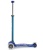 hulajnoga Maxi Micro Deluxe LED Blue White widok od pboku z podniesioną kierownicą