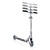hulajnoga Globber Flow Element Comfort Lights Silver widok stanów regulacji kierownicy