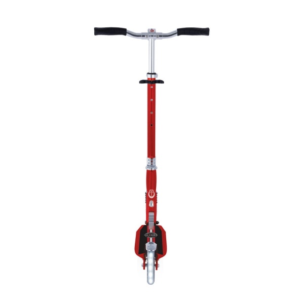 hulajnoga Globber Flow Element Comfort Lights Ruby Red widok od frontu