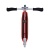 hulajnoga Globber Flow Element Comfort Lights Ruby Red widok od góry