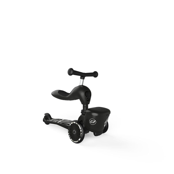 Scoot And Ride Highwaykick 1 Lifestyle 2w1 Jeździk i hulajnoga z zamykanym schowkiem 1 5-lat Zebra w funkcji jeździka siodełko na 2 pozycji