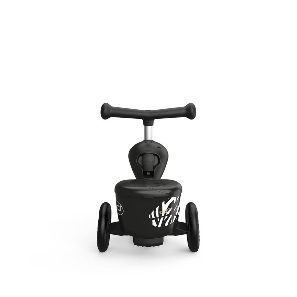 Scoot And Ride Highwaykick 1 Lifestyle 2w1 Jeździk i hulajnoga z zamykanym schowkiem 1 5-lat Zebra jeździk od przodu