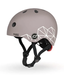 SCOOT AND RIDE Kask dziecięcy Brown Lines XXS 45-51cm