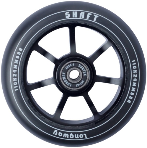 Przejdź do produktu Longway Shaft koło do hulajnogi wyczynowej 110mm ABEC-9 Black