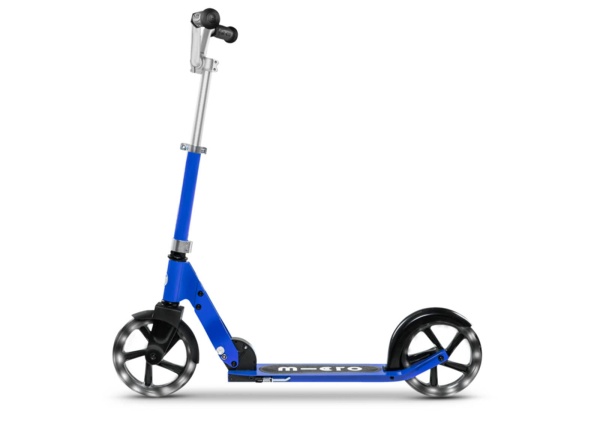 Hulajnoga Micro Cruiser Blue LED widok z boku