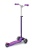 hulajnoga Maxi Micro Deluxe PRO LED Purple Pink widok od tyłu z podniesioną kierownicą