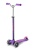 hulajnoga Maxi Micro Deluxe PRO LED Purple Pink widok od przodu z podniesioną kierownicą