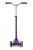 hulajnoga Maxi Micro Deluxe PRO LED Purple Pink widok od frontu z podniesioną kierownicą