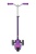 hulajnoga Maxi Micro Deluxe PRO LED Purple Pink widok tył z podniesioną kierownicą