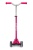 hulajnoga Maxi Micro Deluxe Pro LED Pink widok od frontu z podniesioną kierownicą