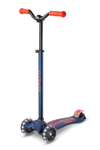 Przejdź do produktu Hulajnoga Maxi Micro Deluxe Pro LED - Navy Red